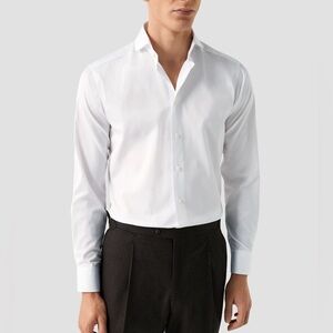 Eton Men's White Signature Twill Dress Shirt